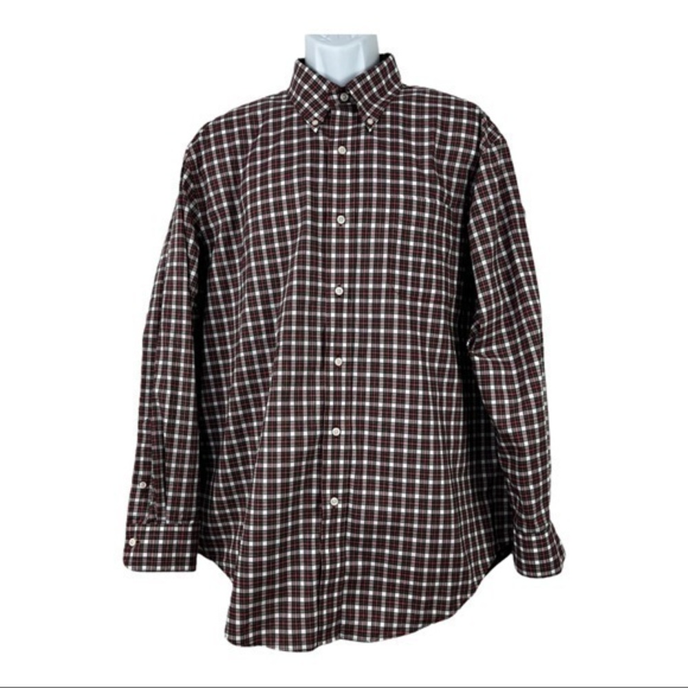 Ralph Lauren Men Casual SHIRT Buttons Down Red Coke Sz 17 1/2 34/35